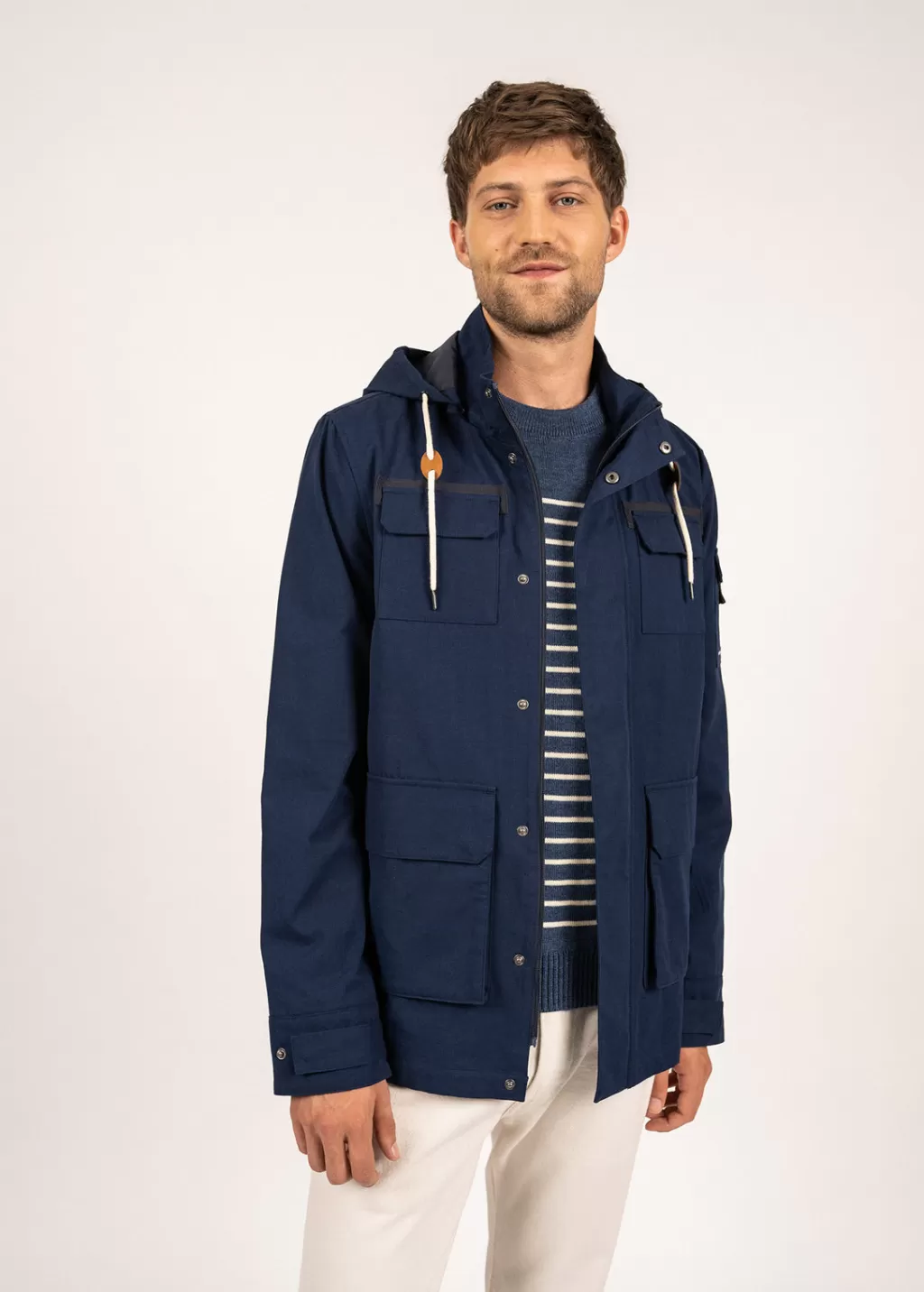 Cheap Saint James St Donald waterproof parka Marine