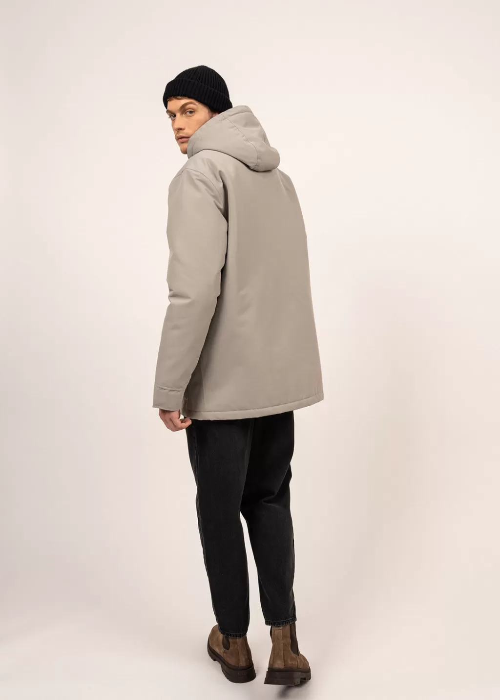 Store Saint James St Gaetan waterproof parka Gris