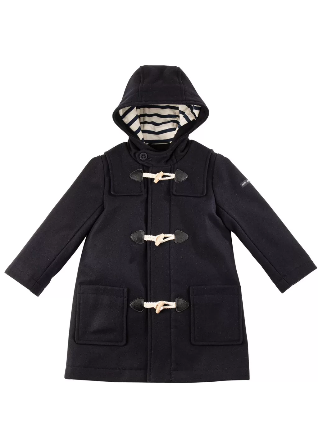 Clearance Saint James St Malo duffle-coat for children Navy