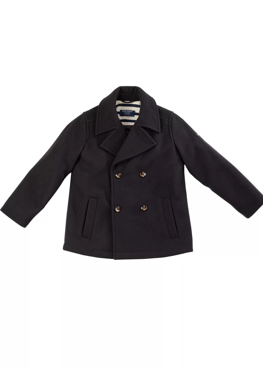 Best Saint James St Suliac peacoat for children Navy