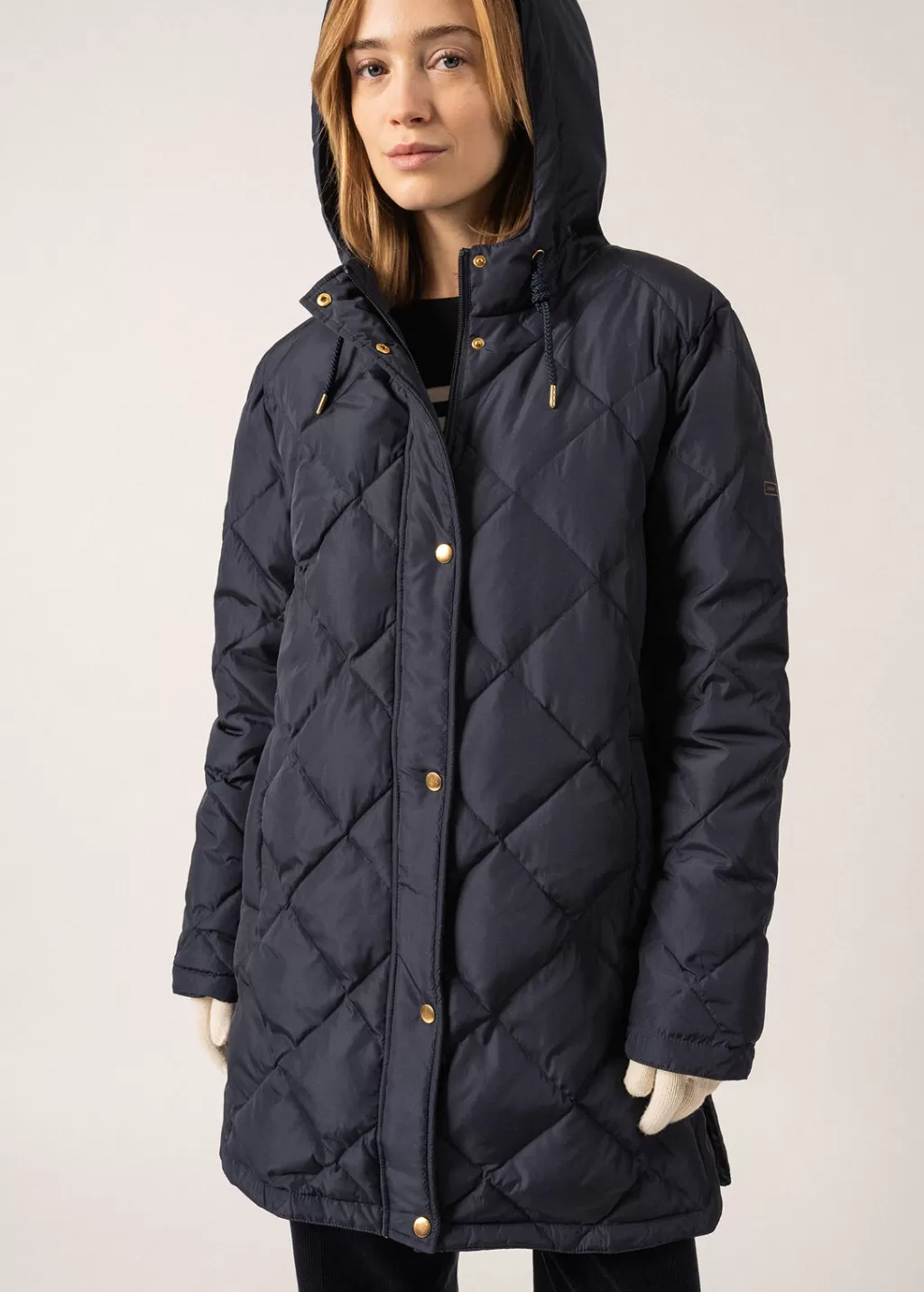 Outlet Saint James Ste Irina Long Down Jacket Amiral