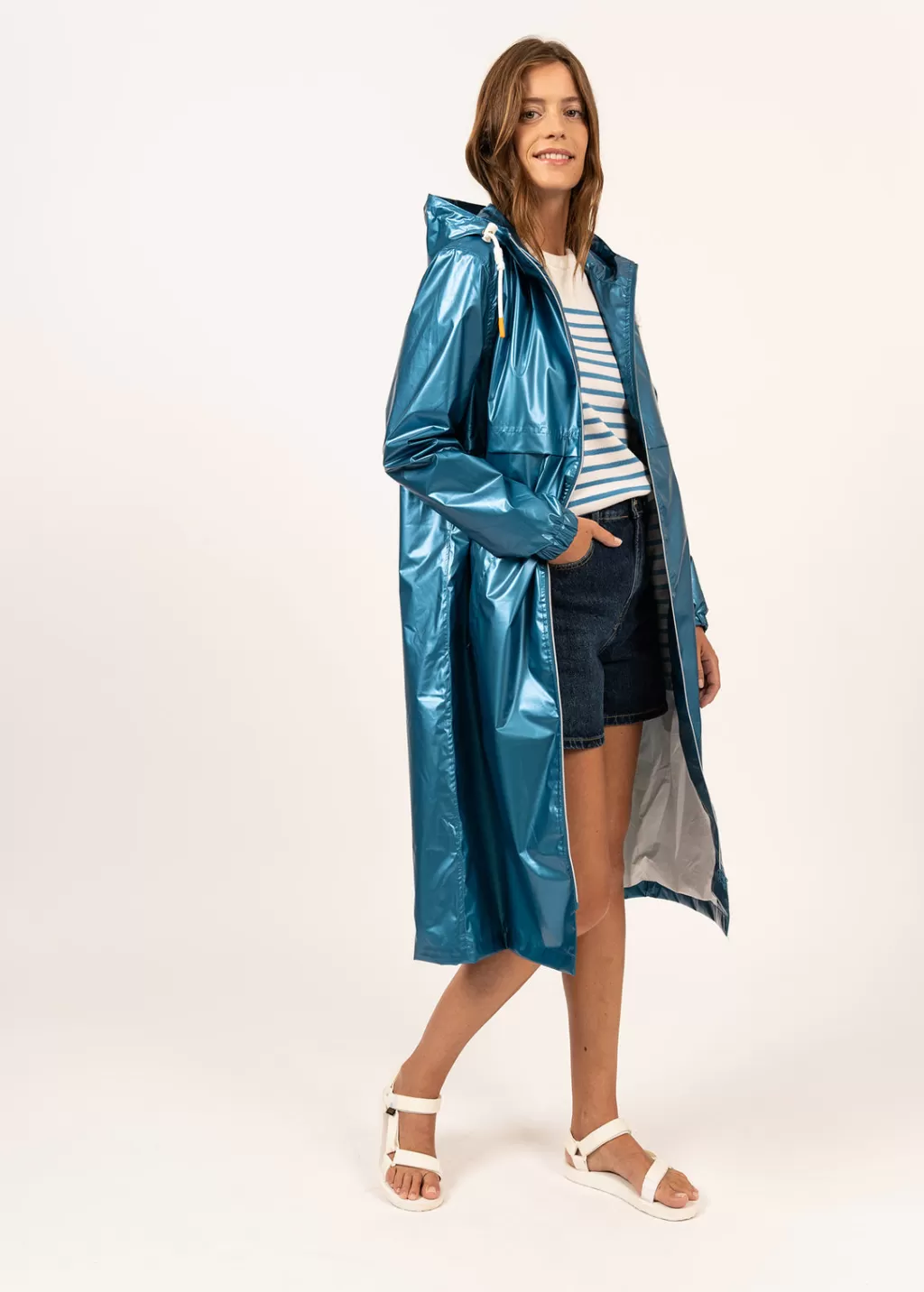 Discount Saint James Ste Louna long raincoat Poeme