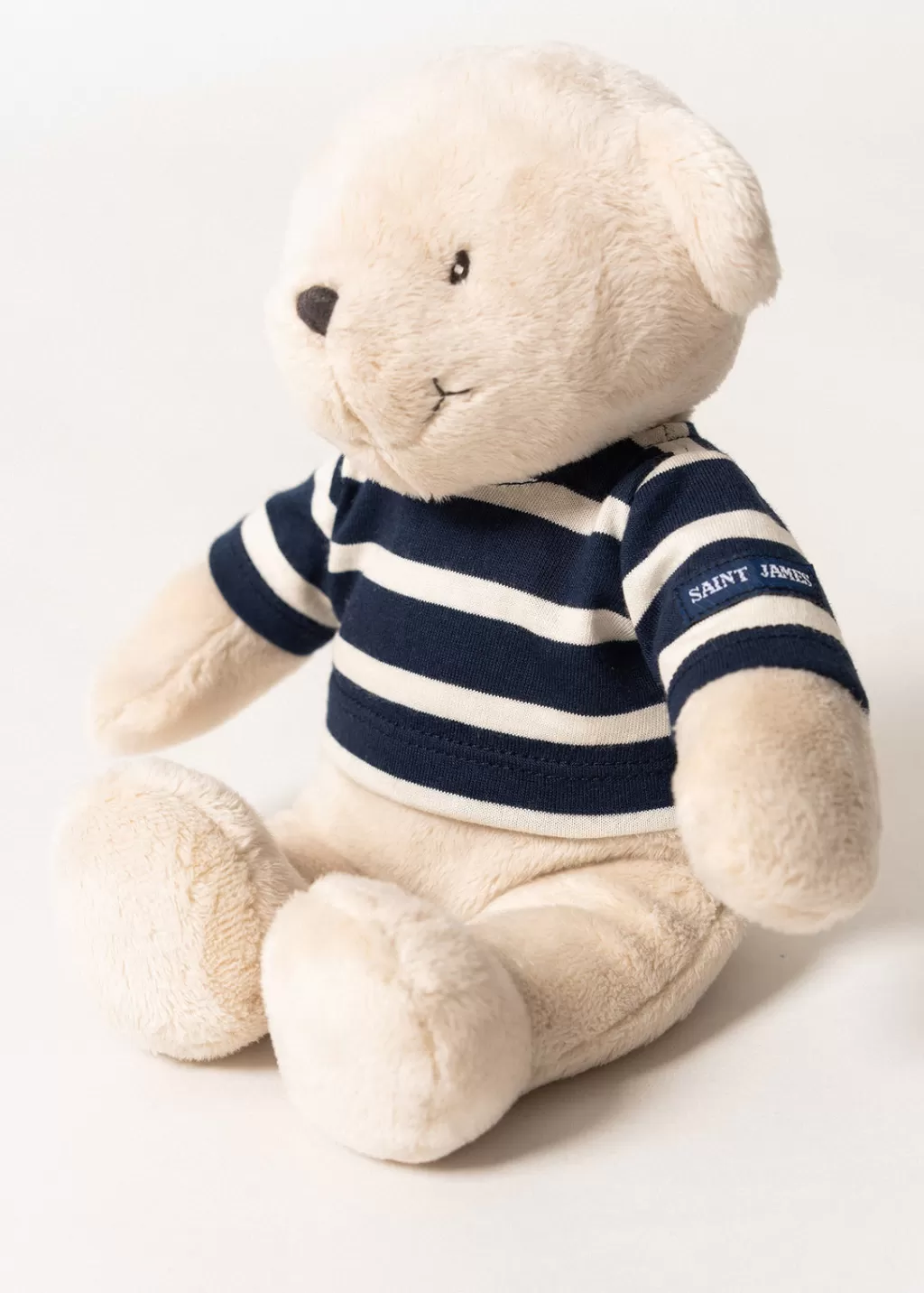 Online Saint James Striped bear soft toy Beige