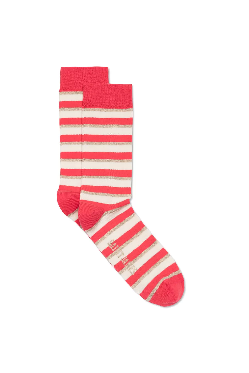 Fashion Saint James Striped Socks Doly/ecume/or