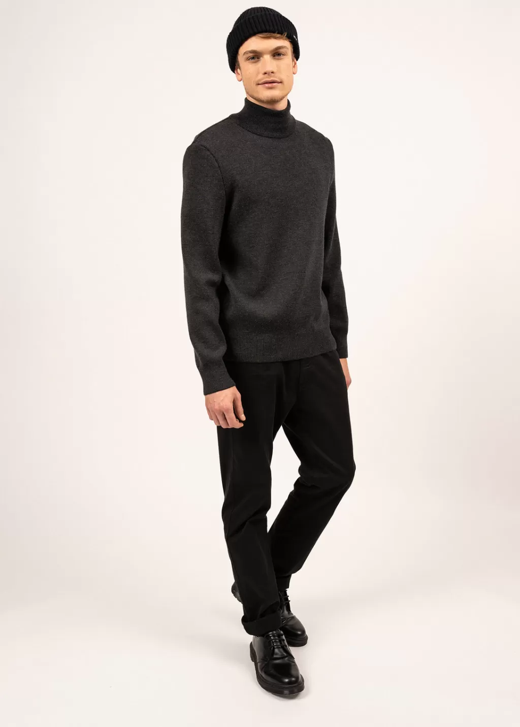 New Saint James Tarbes high neck jumper Anthracite