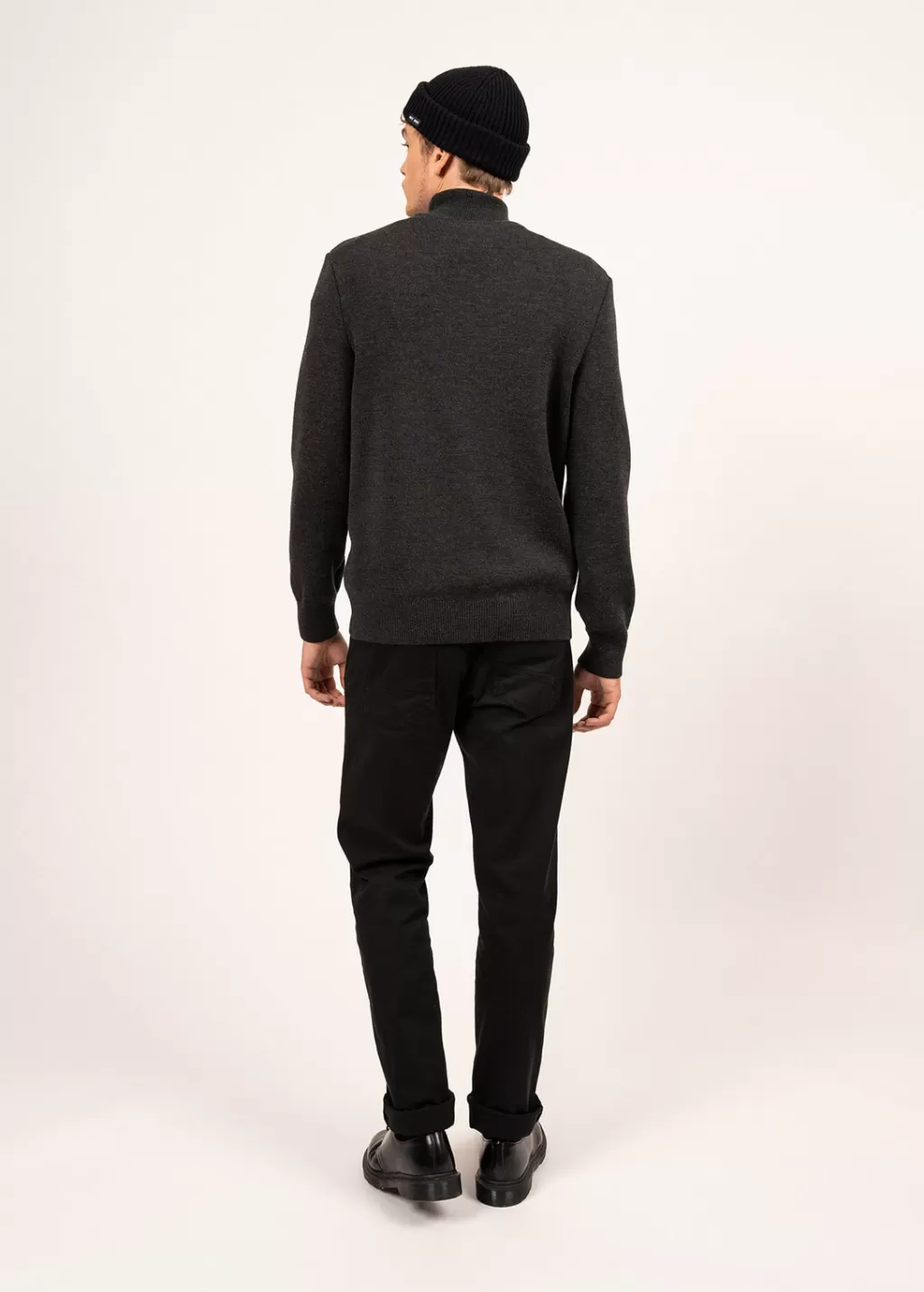 New Saint James Tarbes high neck jumper Anthracite