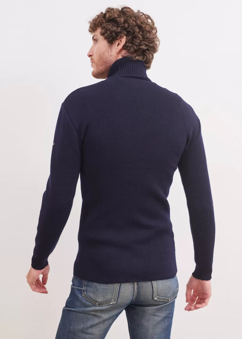 Clearance Saint James Turtleneck sailor jumper Marine