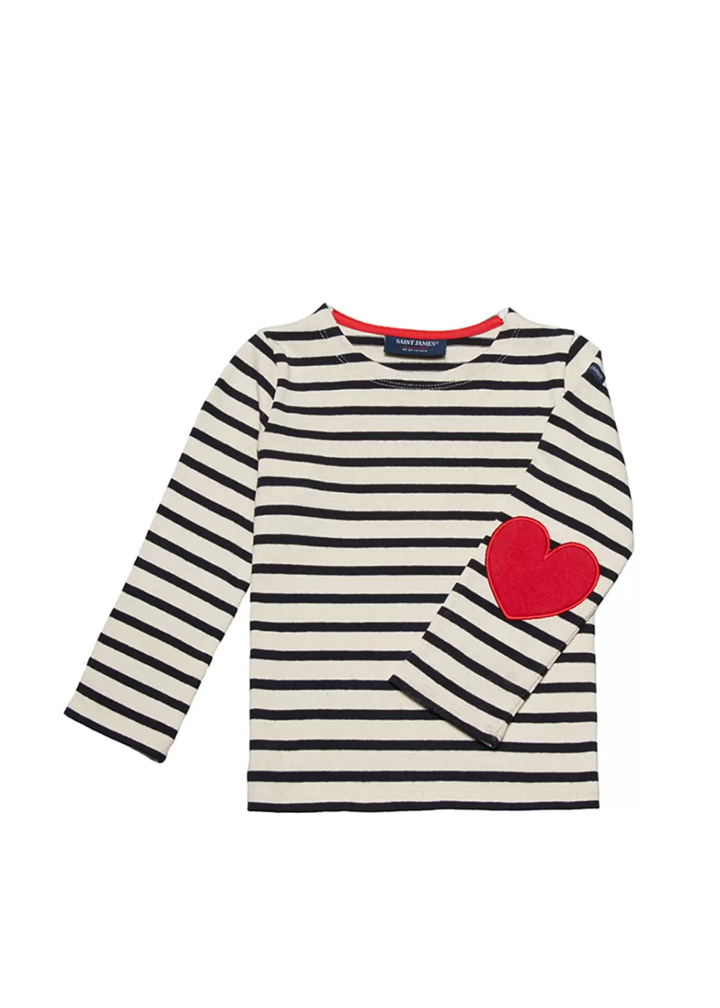 Hot Saint James Vaujany striped sailor shirt for kids Ecru/marine