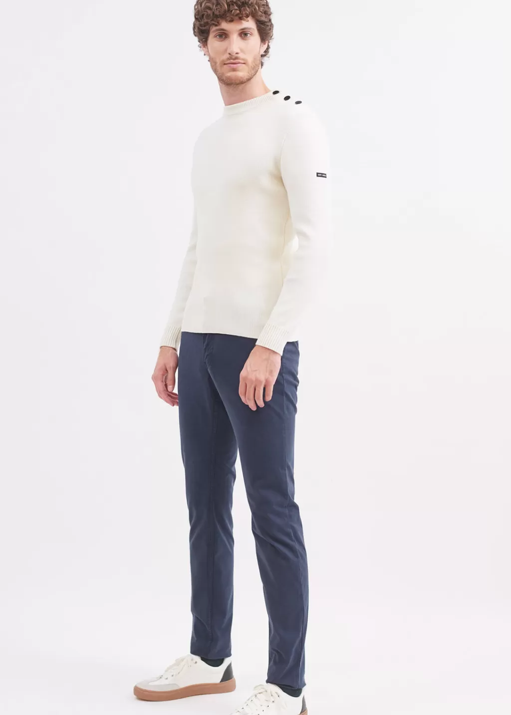 Fashion Saint James Voile Hiver chino pants Amiral