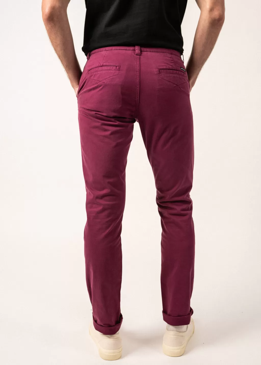 New Saint James Voile Hiver chino pants Prune